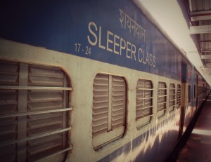 Tren en India.