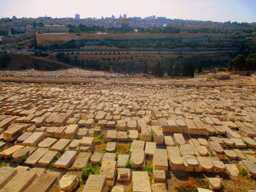 Cementerio judío Jerusalén Lugares de la Biblia Hoy