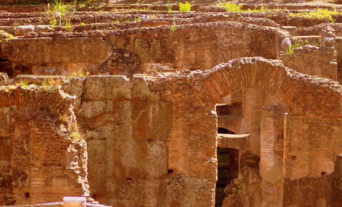 Coliseo Sótanos Lugares famosos por dentro