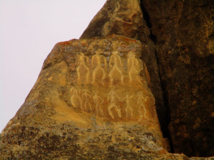 Petroglifos Parque Nacional de Gobustán Azerbaiyán
