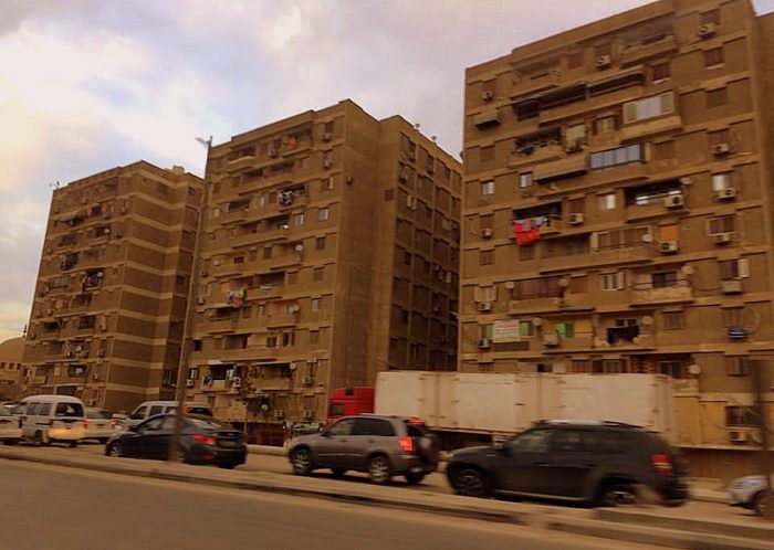Edificios Cairo en color sepia Curiosidades de Egipto